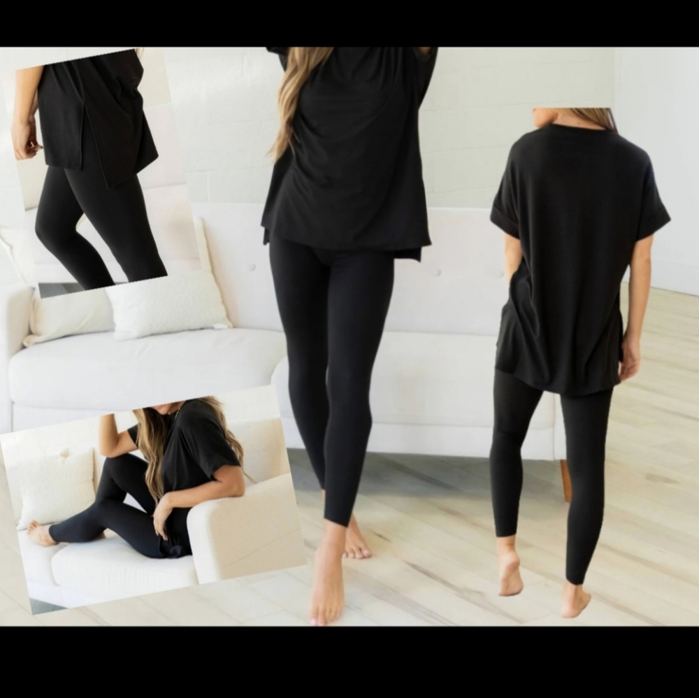 #90482 🛑S,L,XL Chic & Fabulous Top & Leggings Loungewear 2PC Set